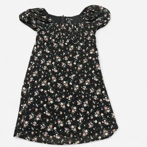 Girls ‘Art Class’ black floral dress, size 8